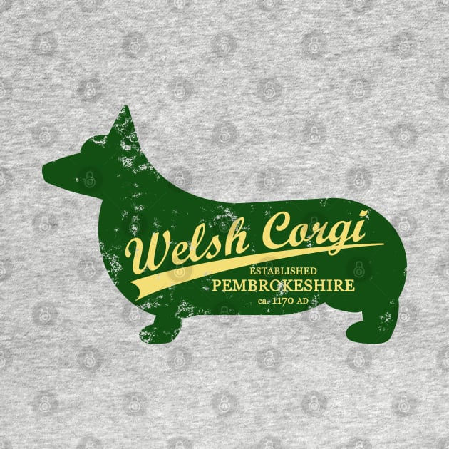 Welsh Corgi Athletic Jersey by ztrnorge